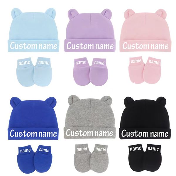 caps hats custom name born baby cute hat mittens with ears cotton stretchy boys girls warm cap gloves shower gifts 230213, Yellow
caps hats custom name born baby cute hat mittens with ears cotton stretchy boys girls warm cap gloves shower gifts 230213, Yellow
