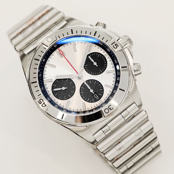 watch mens watches quartz movement watch 42mm stainless steel strap sapphire waterproof design montre de luxe fashion wristwatch, Slivery;brown
watch mens watches quartz movement watch 42mm stainless steel strap sapphire waterproof design montre de luxe fashion wristwatch, Slivery;brown