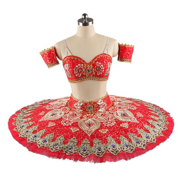 stage wear la bayadere ballet tutu red gold professional split international competition costumes platter tutu pancake jn0184, Black;red
stage wear la bayadere ballet tutu red gold professional split international competition costumes platter tutu pancake jn0184, Black;red
