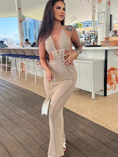 casual dresses avrilyaan white knitting backless summer women bodycon maxi long elegant beach vestidos 230214, Black;gray
casual dresses avrilyaan white knitting backless summer women bodycon maxi long elegant beach vestidos 230214, Black;gray