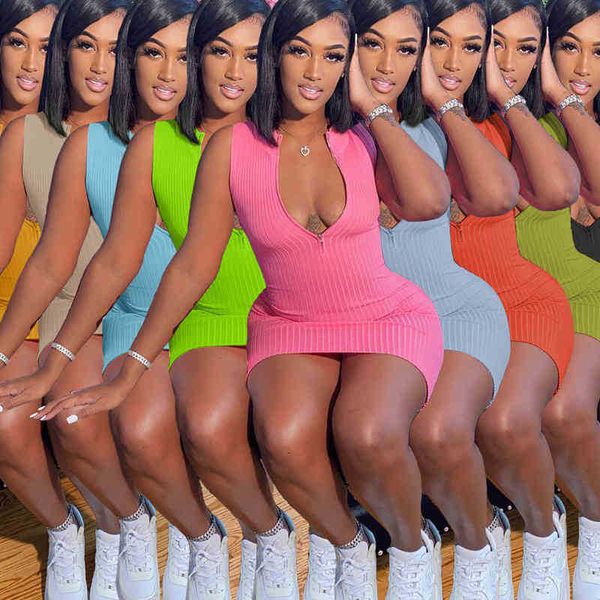 casual dresses 2023 women zipper solid color v neck sleeveless dress multiple colors available slim tight ladies skirt, Black;gray
casual dresses 2023 women zipper solid color v neck sleeveless dress multiple colors available slim tight ladies skirt, Black;gray