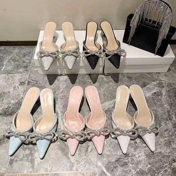 2022 sandal mach satin bow pumps crystal embellished rhinestone evening shoes stiletto 85 heels sandals women heeled luxury designer ankle s, Black
2022 sandal mach satin bow pumps crystal embellished rhinestone evening shoes stiletto 85 heels sandals women heeled luxury designer ankle s, Black