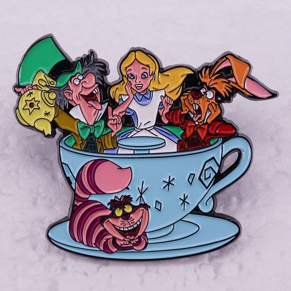 film fantasy fairy tea cup brooch cute anime movies games hard enamel pins collect metal cartoon brooch backpack hat bag collar lapel badges, Blue
film fantasy fairy tea cup brooch cute anime movies games hard enamel pins collect metal cartoon brooch backpack hat bag collar lapel badges, Blue