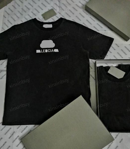 xinxinbuy men designer tee t shirt 23ss paris letters lock catch scissors pattern print short sleeve cotton women white black gray xs-l, Black;brown
xinxinbuy men designer tee t shirt 23ss paris letters lock catch scissors pattern print short sleeve cotton women white black gray xs-l, Black;brown