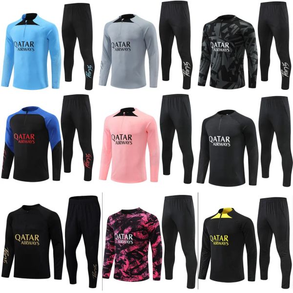 22 /23 paris tracksuits training psgs chandal 2020 23 mbappe kit survetement foot tuta jacket retro futbol soccer football men and kids, Black
22 /23 paris tracksuits training psgs chandal 2020 23 mbappe kit survetement foot tuta jacket retro futbol soccer football men and kids, Black