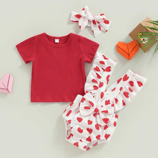 clothing sets lovely toddler baby girls clothes set summer knitted tshirts heart print suspender ruffles shorts headband children pcs suit, White
clothing sets lovely toddler baby girls clothes set summer knitted tshirts heart print suspender ruffles shorts headband children pcs suit, White