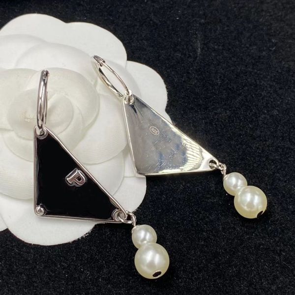 chic charm earrings black geometric triangle white pearl enamel 925 silver dangle earrings with gift box ladies party anniversary bridal, Golden
chic charm earrings black geometric triangle white pearl enamel 925 silver dangle earrings with gift box ladies party anniversary bridal, Golden