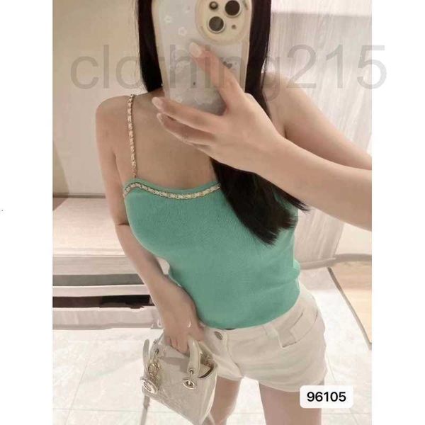 women's tanks & camis designer light luxury suspender short chain thin temperament high-end knitted underwear women's spring and s, White
women's tanks & camis designer light luxury suspender short chain thin temperament high-end knitted underwear women's spring and s, White