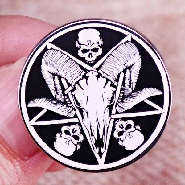 skull pentagram badge satan brooch cute anime movies games hard enamel pins collect metal cartoon brooch backpack hat bag collar lapel badge, Blue
skull pentagram badge satan brooch cute anime movies games hard enamel pins collect metal cartoon brooch backpack hat bag collar lapel badge, Blue