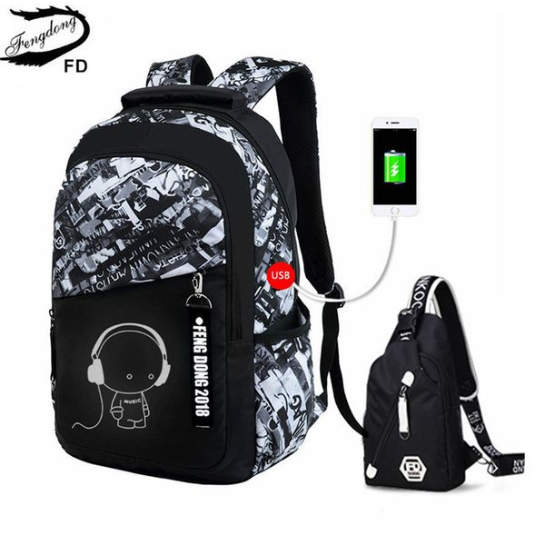 school bags fengdong boys school bags waterproof large backpack for teenagers bagpack high school backpack for boy student chest bag set 230
school bags fengdong boys school bags waterproof large backpack for teenagers bagpack high school backpack for boy student chest bag set 230