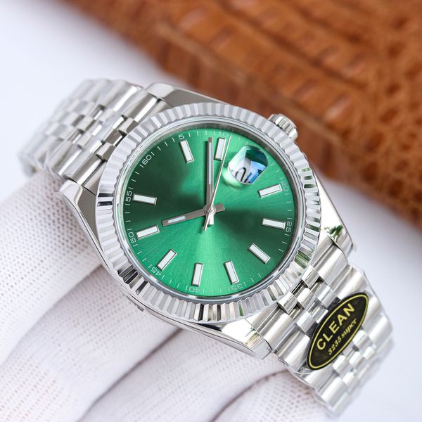 12 styles real clean factory mens luxury watches eta3235 v11 automatic silver case green dial 126334 sapphire datejust waterproof watch 904l, Slivery;brown
12 styles real clean factory mens luxury watches eta3235 v11 automatic silver case green dial 126334 sapphire datejust waterproof watch 904l, Slivery;brown