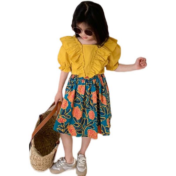 sets lzh summer ruffled shortsleeved rinted skirt piece set for children's clothing girls suit fashion kids outfit y, White
sets lzh summer ruffled shortsleeved rinted skirt piece set for children's clothing girls suit fashion kids outfit y, White