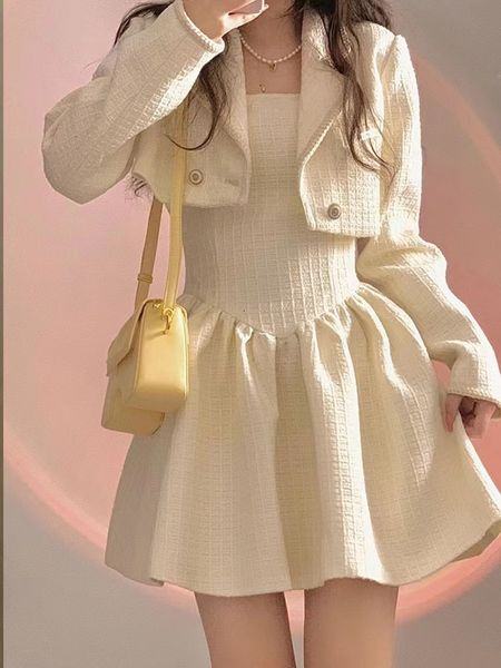 two piece dress autumn elegant two piece dress set women blazer coatoff shoulder mini dress set female french slim y2k vintage dress suit 23, White
two piece dress autumn elegant two piece dress set women blazer coatoff shoulder mini dress set female french slim y2k vintage dress suit 23, White
