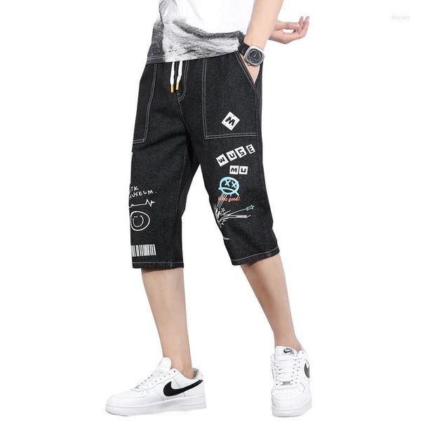 jeans summer casual black blue shorts drawstring knee-lenth denim pants for cowboy streetwear trousers youth joggers
jeans summer casual black blue shorts drawstring knee-lenth denim pants for cowboy streetwear trousers youth joggers