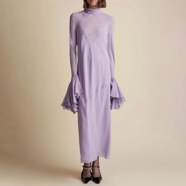 casual dresses spring and summer pile collar flared longsleeved french tea break temperament long dresses women 230214, Black;gray
casual dresses spring and summer pile collar flared longsleeved french tea break temperament long dresses women 230214, Black;gray