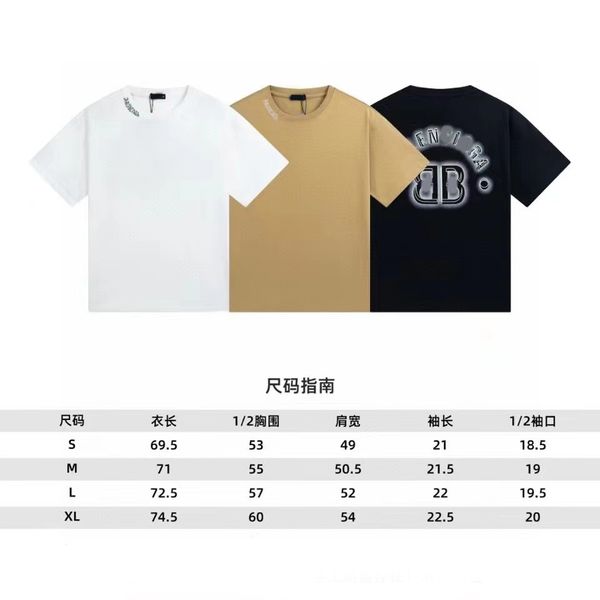 summer paris tide brand new pair of worn double b letter graffiti men's and women's casual cotton crewneck short sleeves, White;black
summer paris tide brand new pair of worn double b letter graffiti men's and women's casual cotton crewneck short sleeves, White;black