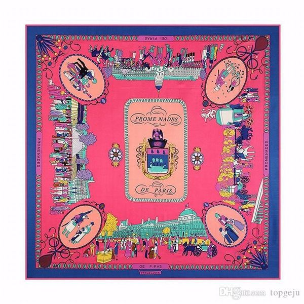 new twill silk scarf women paris printing square scarves fashion wrap female foulard large hijab shawl neckerchief 130*130cm, Blue;gray
new twill silk scarf women paris printing square scarves fashion wrap female foulard large hijab shawl neckerchief 130*130cm, Blue;gray