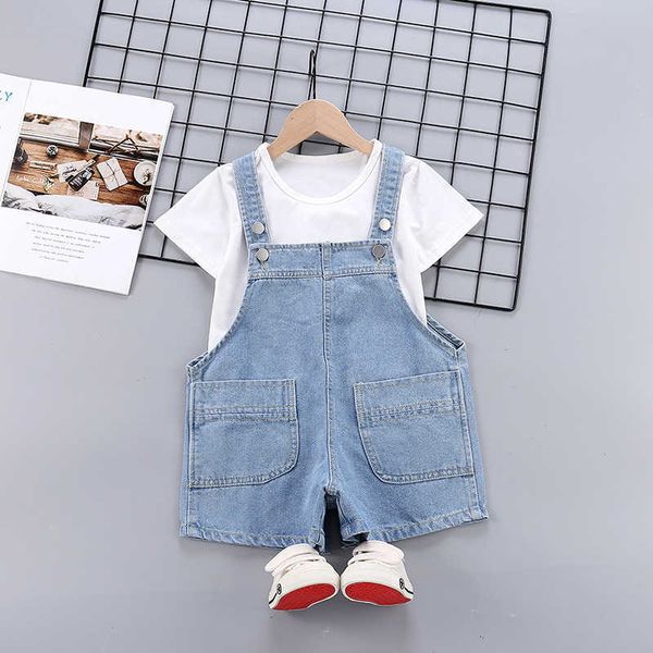 lzh baby summer clothing boy sets shortsleeved tshirt overalls suit girls costume toddler kids outfit for newborn set, White
lzh baby summer clothing boy sets shortsleeved tshirt overalls suit girls costume toddler kids outfit for newborn set, White
