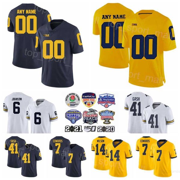 ncaa college football michigan wolverines 7 donovan edwards jersey university 41 isaiah gash 14 roman wilson 6 cornelius johnson 25 junior c, Black
ncaa college football michigan wolverines 7 donovan edwards jersey university 41 isaiah gash 14 roman wilson 6 cornelius johnson 25 junior c, Black