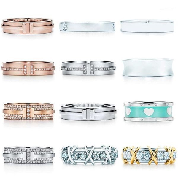 cluster rings tfv tif original 925 sterling silver simple elegant classic ring series flat diy jewelry for women whole271k, Golden;silver
cluster rings tfv tif original 925 sterling silver simple elegant classic ring series flat diy jewelry for women whole271k, Golden;silver
