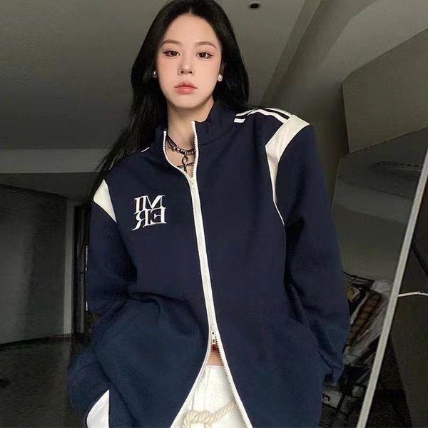 womens jackets houzhou vintage baseball women streetwear 90s aesthetic oversized harajuku autumn female zip up coats korean fashion 230214, Black;brown 
womens jackets houzhou vintage baseball women streetwear 90s aesthetic oversized harajuku autumn female zip up coats korean fashion 230214, Black;brown