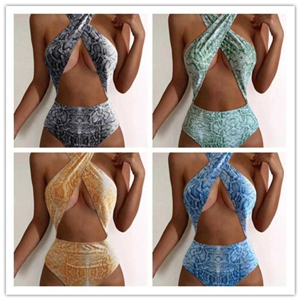 one piece swimsuit female snake pattern bikini swimming suit backless, White;black
one piece swimsuit female snake pattern bikini swimming suit backless, White;black