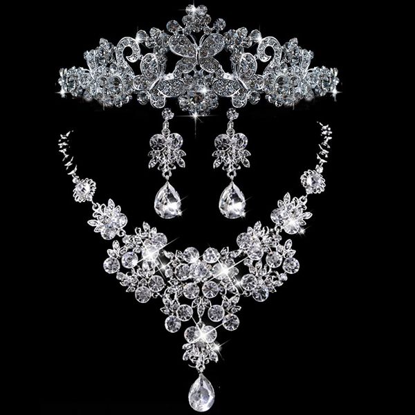 headpieces shiny wedding crows wedding accessories bridesmaid jewelry accessories bridal accessories set crown necklace earrings, Silver
headpieces shiny wedding crows wedding accessories bridesmaid jewelry accessories bridal accessories set crown necklace earrings, Silver
