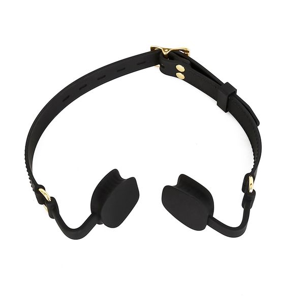 set open mouth gag silicone harness ball bite gag fetish mouth shackles bondage restraint slave toys for couple t, Black;white
set open mouth gag silicone harness ball bite gag fetish mouth shackles bondage restraint slave toys for couple t, Black;white