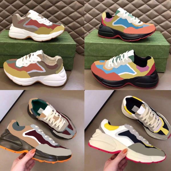 with box designer sneakers ggity shoes women rhyton sneaker designer men shoe luxury vintage printing slide platform strawberry wave mout yi, Black
with box designer sneakers ggity shoes women rhyton sneaker designer men shoe luxury vintage printing slide platform strawberry wave mout yi, Black