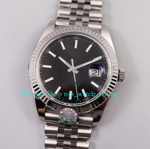 20 color 904l steel watches for mens 41mm black dial sapphire glass fluted bezel bracelet arf cal.2824 movement luminous mechanical wristwat, Slivery;black
20 color 904l steel watches for mens 41mm black dial sapphire glass fluted bezel bracelet arf cal.2824 movement luminous mechanical wristwat, Slivery;black