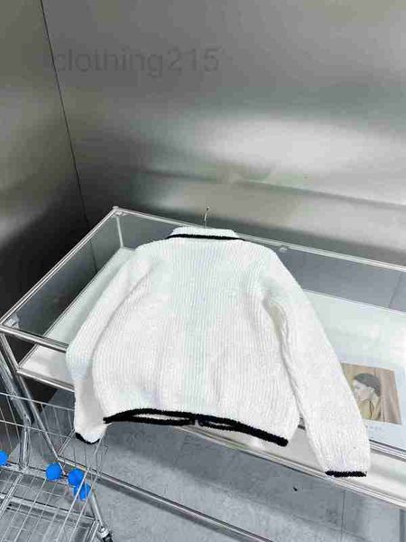 women's knits & tees designer autumn and winter new polo knit sweater zipper cardigan coat a121402 zu95, White 
women's knits & tees designer autumn and winter new polo knit sweater zipper cardigan coat a121402 zu95, White