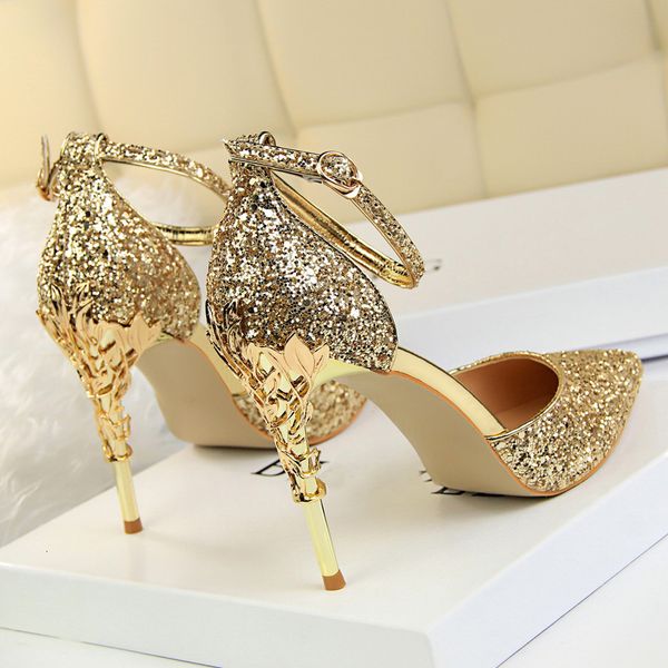 dress shoes women low 7.5cm 9.5cm high heels sandals wedding scarpins metal heels sandals strap stiletto bridal glitter gold pumps 230213, Black
dress shoes women low 7.5cm 9.5cm high heels sandals wedding scarpins metal heels sandals strap stiletto bridal glitter gold pumps 230213, Black