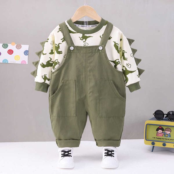 sets lzh clothes new baby boys autumn suit children clothing year cartoon overalls twopiece set for kids costume, White
sets lzh clothes new baby boys autumn suit children clothing year cartoon overalls twopiece set for kids costume, White