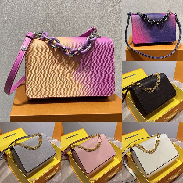 designer womens twist mm luxury shoulder bag gradient orange grained leather handbag metal chain braided women leather crossbody
designer womens twist mm luxury shoulder bag gradient orange grained leather handbag metal chain braided women leather crossbody