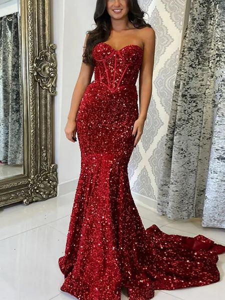 sparkly sequined evening party dress black sweetheart sequined backless women prom formal gown robe de soiree 2023 vestidos, Black;red
sparkly sequined evening party dress black sweetheart sequined backless women prom formal gown robe de soiree 2023 vestidos, Black;red