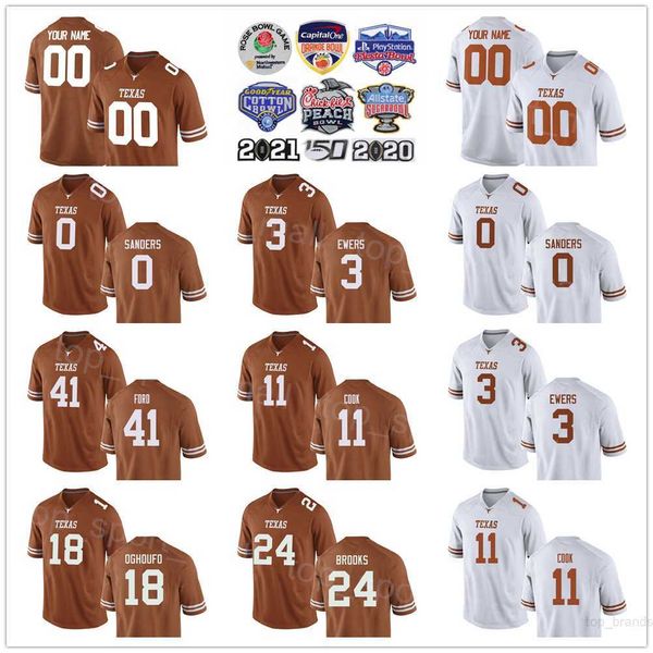 ncaa college football texas longhorns jersey 3 quinn ewers 24 jonathon brooks 0 jatavion sanders 41 jaylan ford 11 anthony cook 18 ovie ogho, Black
ncaa college football texas longhorns jersey 3 quinn ewers 24 jonathon brooks 0 jatavion sanders 41 jaylan ford 11 anthony cook 18 ovie ogho, Black