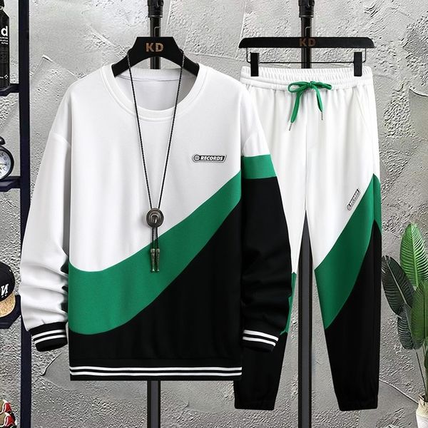 mens tracksuits autumn fashion set patchwork print sportwear drawstring pants long sleeve pullover sweatshirt casual men clothing 230214, Gray
mens tracksuits autumn fashion set patchwork print sportwear drawstring pants long sleeve pullover sweatshirt casual men clothing 230214, Gray