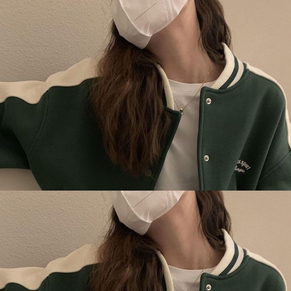 womens jackets deeptown jacket harajuku varsity baseball vintage oversized preppy allmatch coats spring clothes korean fashion 230214, Black;brown
womens jackets deeptown jacket harajuku varsity baseball vintage oversized preppy allmatch coats spring clothes korean fashion 230214, Black;brown