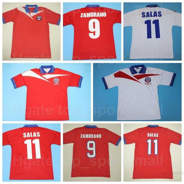 national team 1996 1998 chile retro soccer jerseys vintage classic 9 zamorano 11 salas red white team color football shirt kits uniform for, Black;yellow
national team 1996 1998 chile retro soccer jerseys vintage classic 9 zamorano 11 salas red white team color football shirt kits uniform for, Black;yellow
