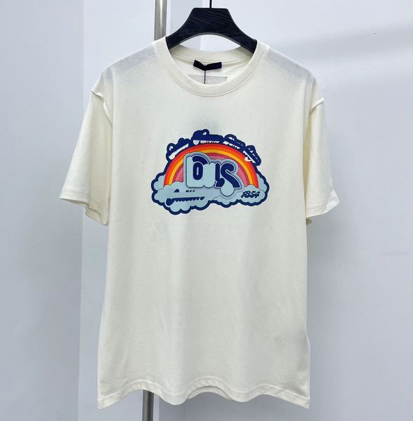 2023 designer mens t shirts luxurious soft cotton short sleeves t-shirts printed rainbow anti wrinkle fashion casual men's women's, White;black
2023 designer mens t shirts luxurious soft cotton short sleeves t-shirts printed rainbow anti wrinkle fashion casual men's women's, White;black