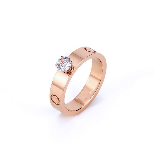 high-end diamond ring designer proposal ring men and women love ring classic luxury jewelry women titanium steel alloy gold plating craft ne, Silver
high-end diamond ring designer proposal ring men and women love ring classic luxury jewelry women titanium steel alloy gold plating craft ne, Silver