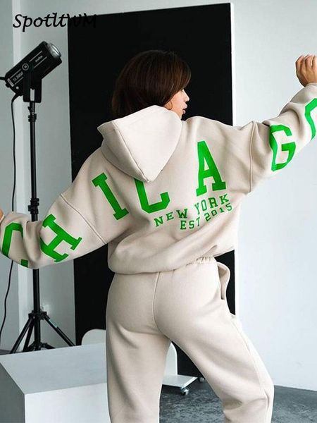women's two piece pants letter print casual two piece set women fleece hoodies pants long sleeve tracksuit autumn fashion ladies sport, White
women's two piece pants letter print casual two piece set women fleece hoodies pants long sleeve tracksuit autumn fashion ladies sport, White