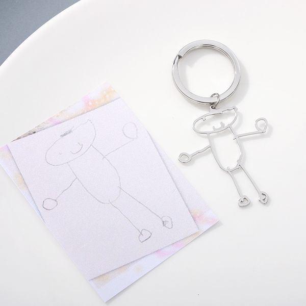 keychains lanyards customized children's drawing gold silver keychain stainless steel kids art personalized custom name keyring christm
keychains lanyards customized children's drawing gold silver keychain stainless steel kids art personalized custom name keyring christm