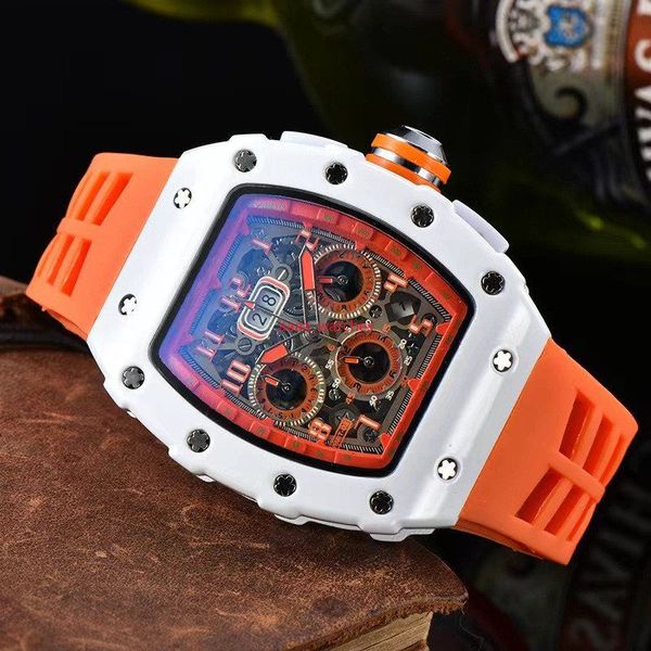 rm6 needle automatic dating watch limited edition men's watch fashion brand luxury full function quartz watch silicone strap aaa grade, Slivery;brown
rm6 needle automatic dating watch limited edition men's watch fashion brand luxury full function quartz watch silicone strap aaa grade, Slivery;brown