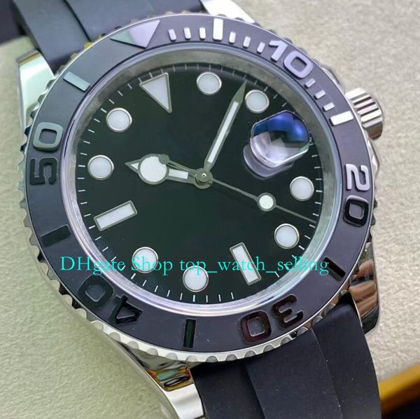 904l steel watch for mens 42mm sapphire glass black dial rubber bracelet vsf cal.3235 movement wristwatches men's automatic mechanical, Slivery;black
904l steel watch for mens 42mm sapphire glass black dial rubber bracelet vsf cal.3235 movement wristwatches men's automatic mechanical, Slivery;black