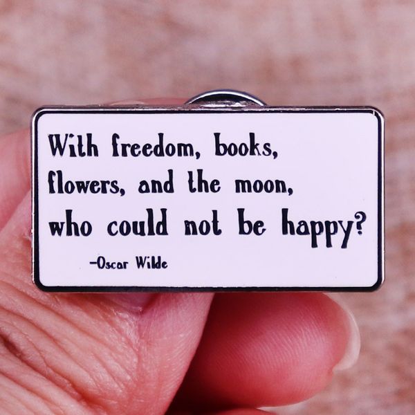 with om books flowers and the moon who could not be happy pin wilde poem lapel pincute anime movies games hard enamel pins collect metal car, Blue
with om books flowers and the moon who could not be happy pin wilde poem lapel pincute anime movies games hard enamel pins collect metal car, Blue