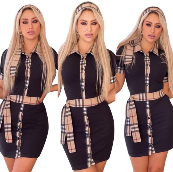 women's casual dress 2023 summer designer brand lapel casual plaid blouse dress for women bandage buttons skirt new, Black;gray
women's casual dress 2023 summer designer brand lapel casual plaid blouse dress for women bandage buttons skirt new, Black;gray
