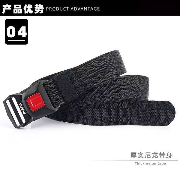 new men jeans belt alloy pluggable buckle quick release real nylon durable thick tactical designer belts 125cm adjustable straps, Black;gray
new men jeans belt alloy pluggable buckle quick release real nylon durable thick tactical designer belts 125cm adjustable straps, Black;gray
