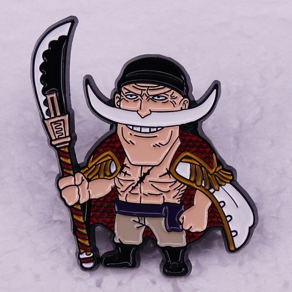 one piece white-bearded captain's brooch cute anime movies games hard enamel pins collect metal cartoon brooch backpack hat bag collar, Blue
one piece white-bearded captain's brooch cute anime movies games hard enamel pins collect metal cartoon brooch backpack hat bag collar, Blue
