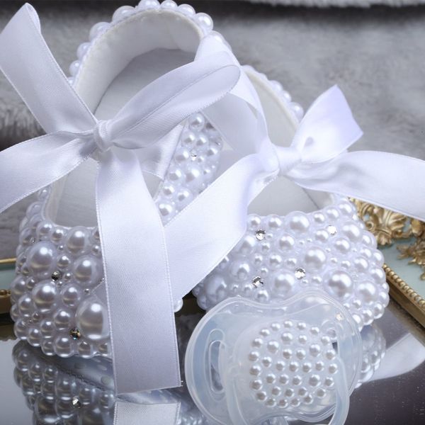 first walkers dollbling size 1 2 3 white with lace-up bow pearls cross bling baby moccasin shoes with matching pacifier 230213
first walkers dollbling size 1 2 3 white with lace-up bow pearls cross bling baby moccasin shoes with matching pacifier 230213